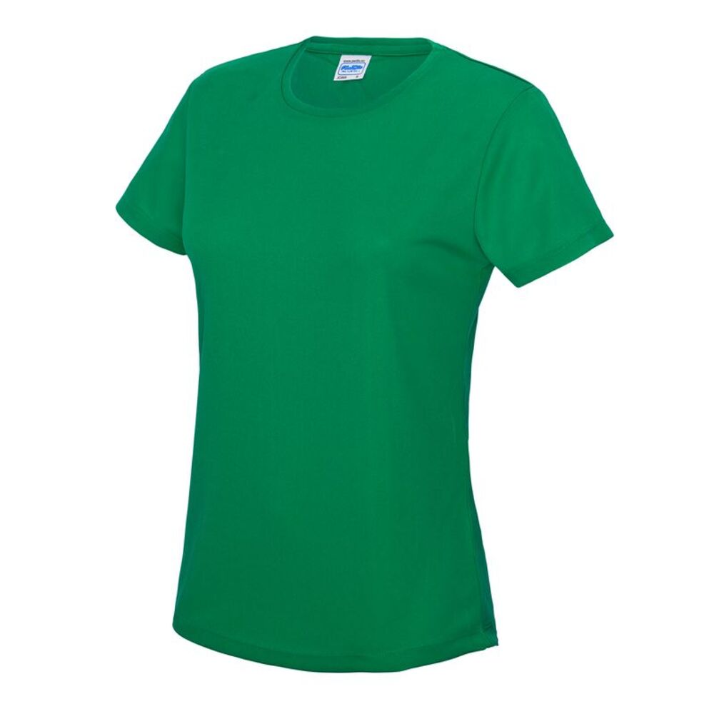 Just Cool Womens/Ladies Sports Plain T-Shirt / Kelly Green